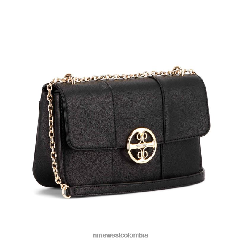 X0LV062444 negro bolso de hombro convertible carol Nine West