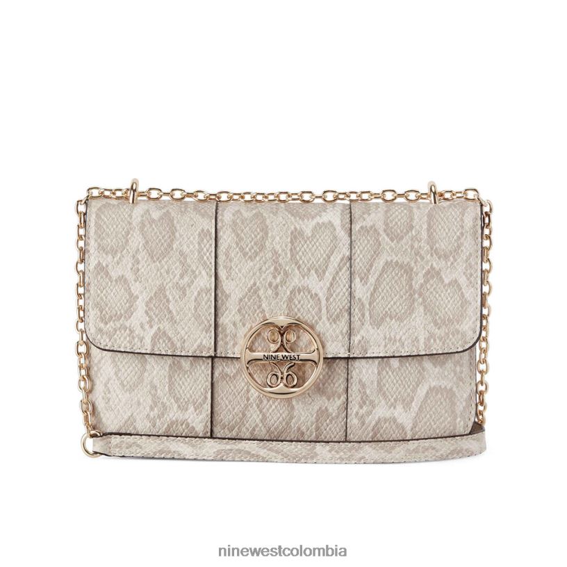 X0LV062446 pitón natural bolso de hombro convertible carol Nine West