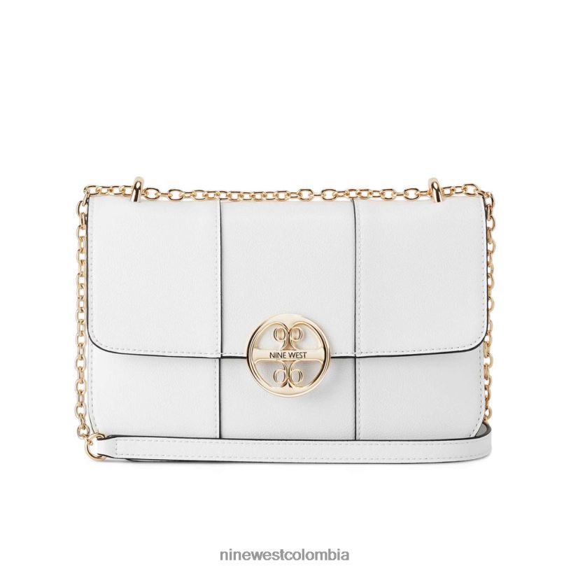 X0LV062447 Blanco óptico bolso de hombro convertible carol Nine West