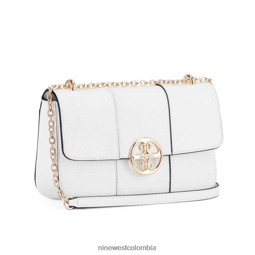 X0LV062447 Blanco óptico bolso de hombro convertible carol Nine West