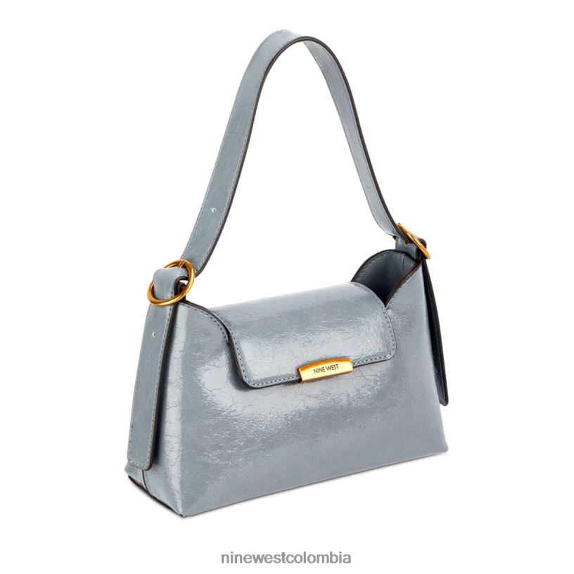 X0LV062740 pizarra bolso de hombro effie con solapa Nine West