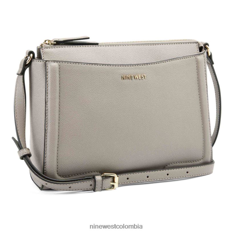 X0LV062581 piedra gris bandolera shayden jet set Nine West