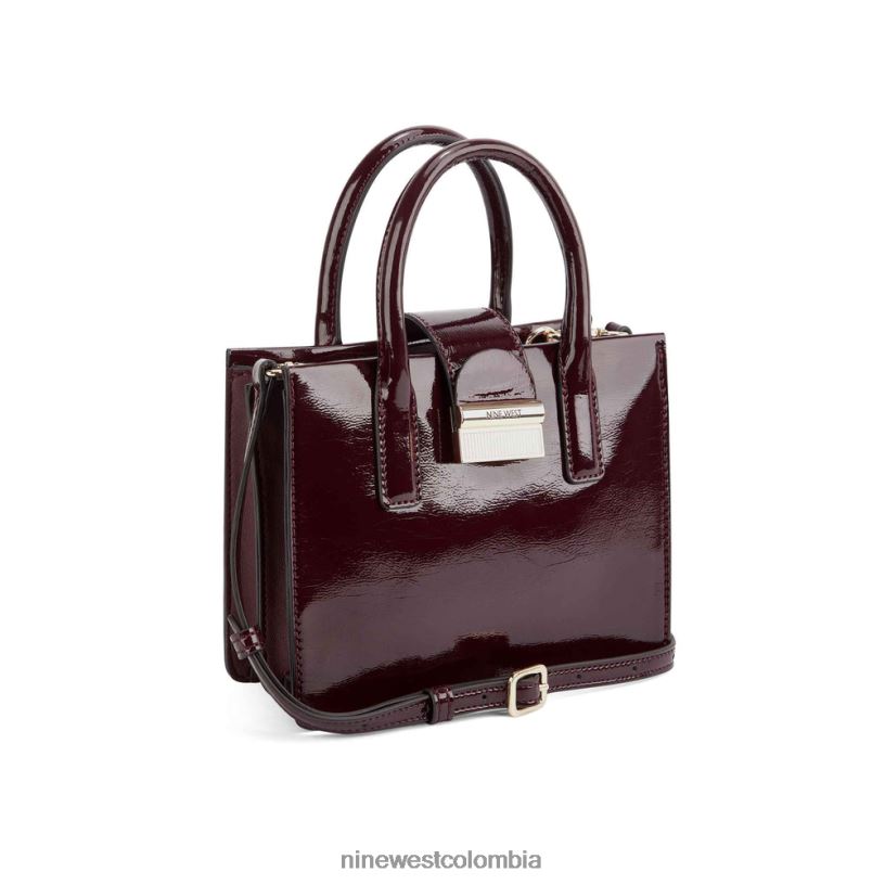 X0LV062592 merlot bolso kathy mini jet set Nine West