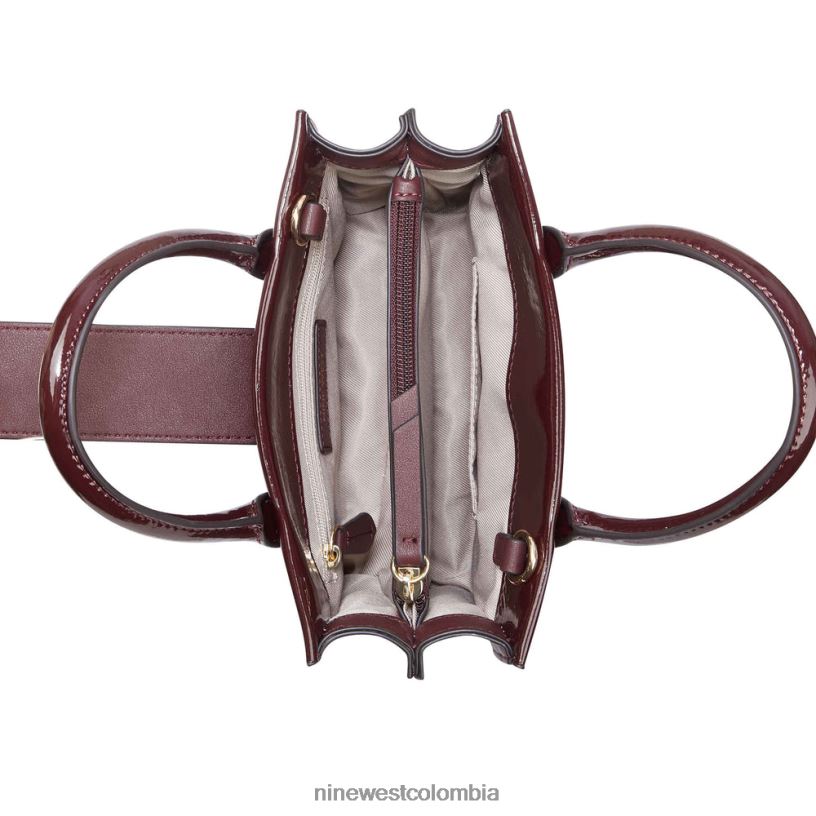 X0LV062592 merlot bolso kathy mini jet set Nine West