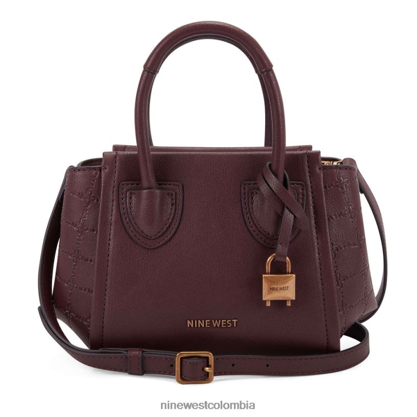 X0LV062596 merlot mini bolso camden Nine West