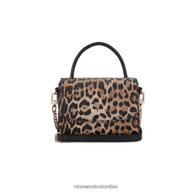 X0LV062656 leopardo mini bandolera skylar con solapa Nine West