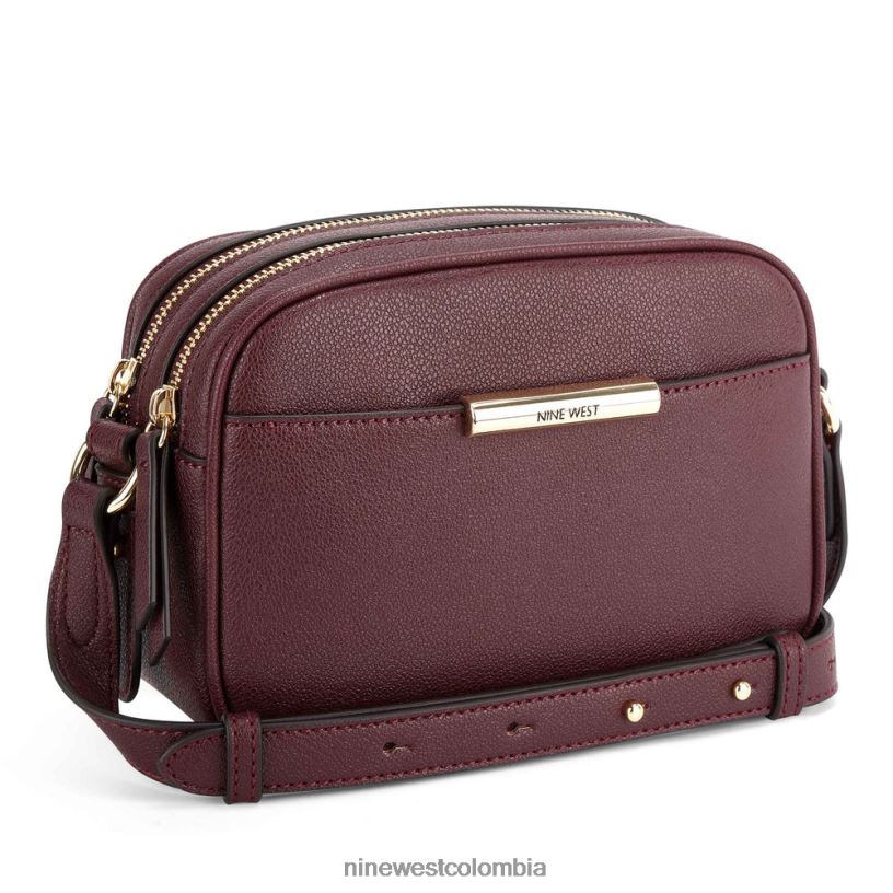 X0LV062668 merlot bolso para cámara irina Nine West