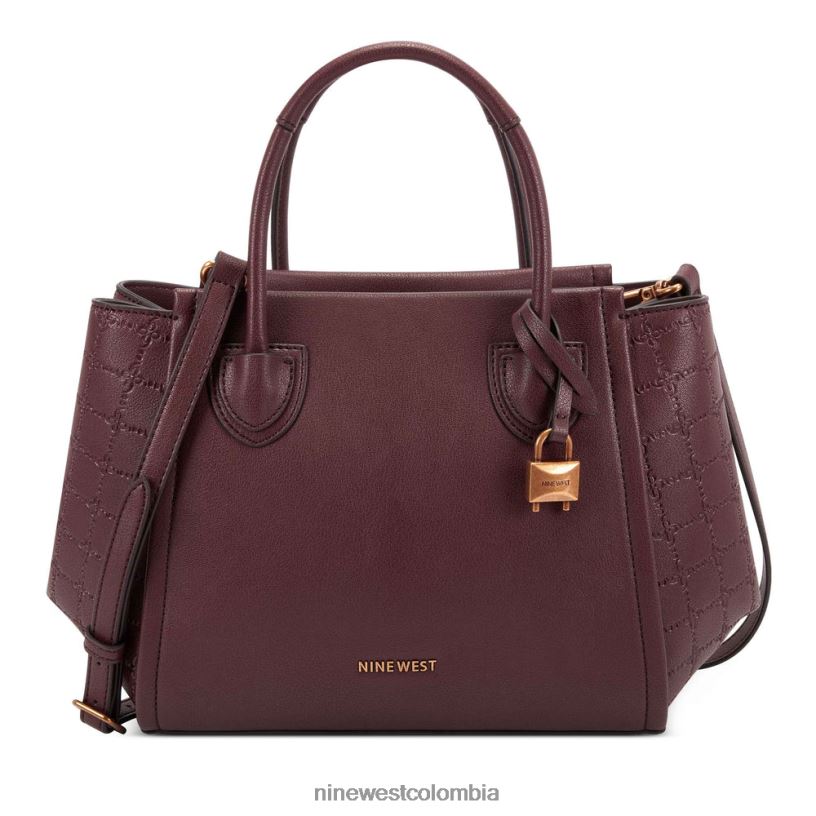 X0LV062733 merlot bolso camden jet set Nine West