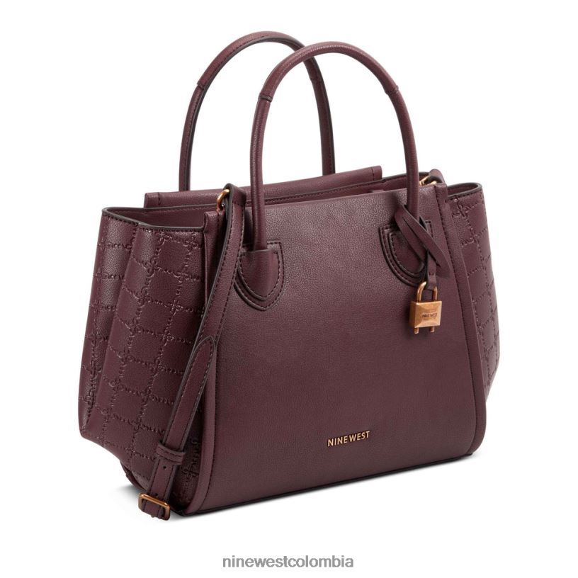 X0LV062733 merlot bolso camden jet set Nine West