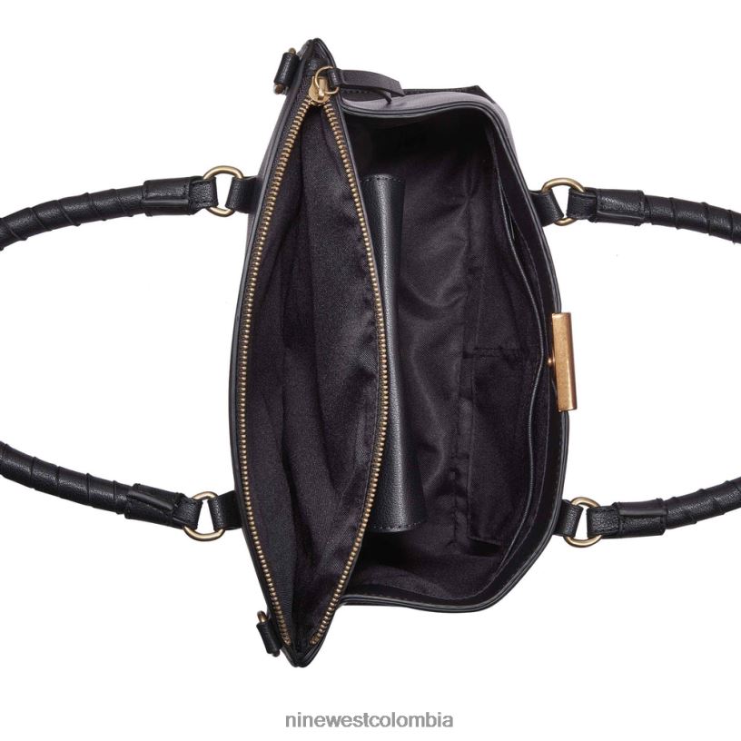 X0LV062767 negro bolso de élite darcie Nine West