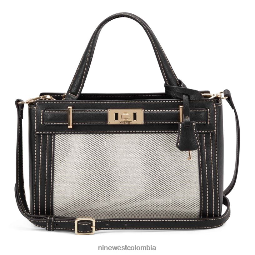 X0LV062811 negro múltiple bolso satie jet set Nine West