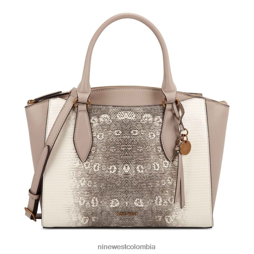 X0LV062824bolso satchel jet set con estampado de cachemira Nine West