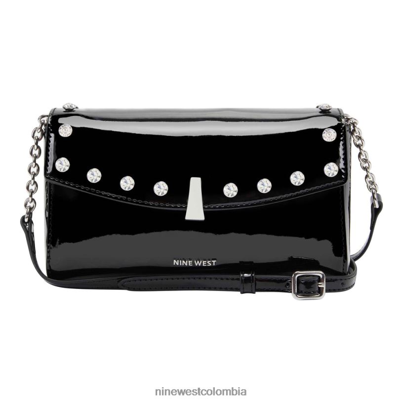 X0LV062836 negro bolso de mano cruzado arden Nine West