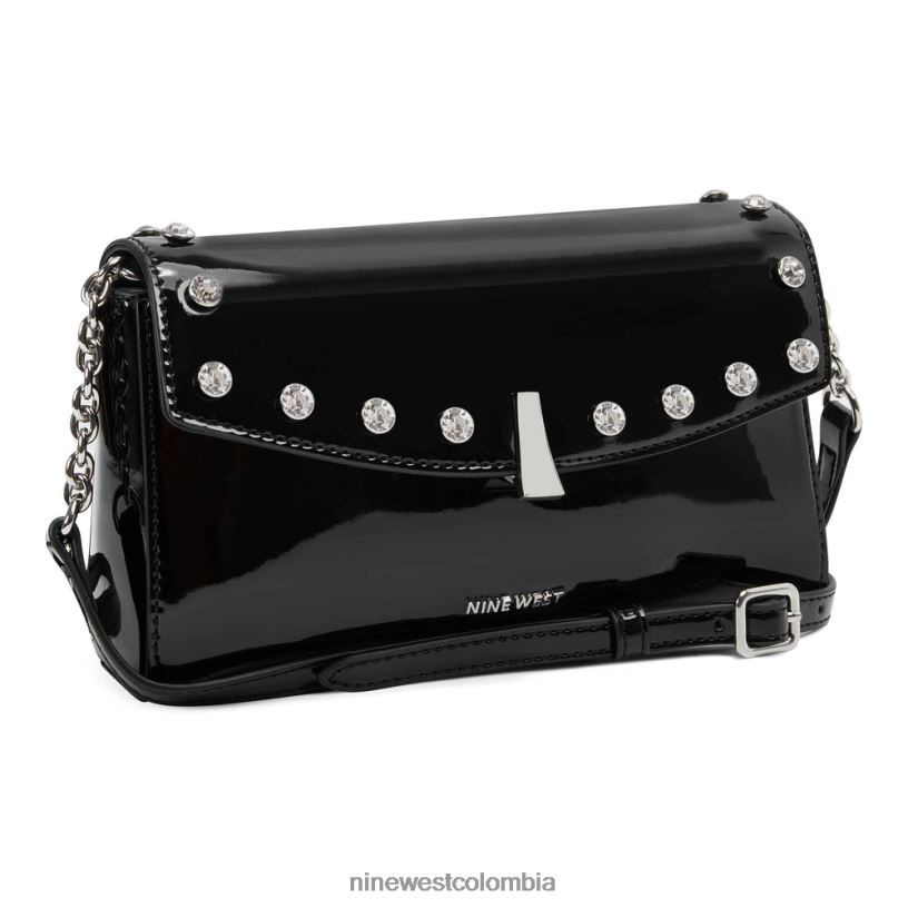 X0LV062836 negro bolso de mano cruzado arden Nine West