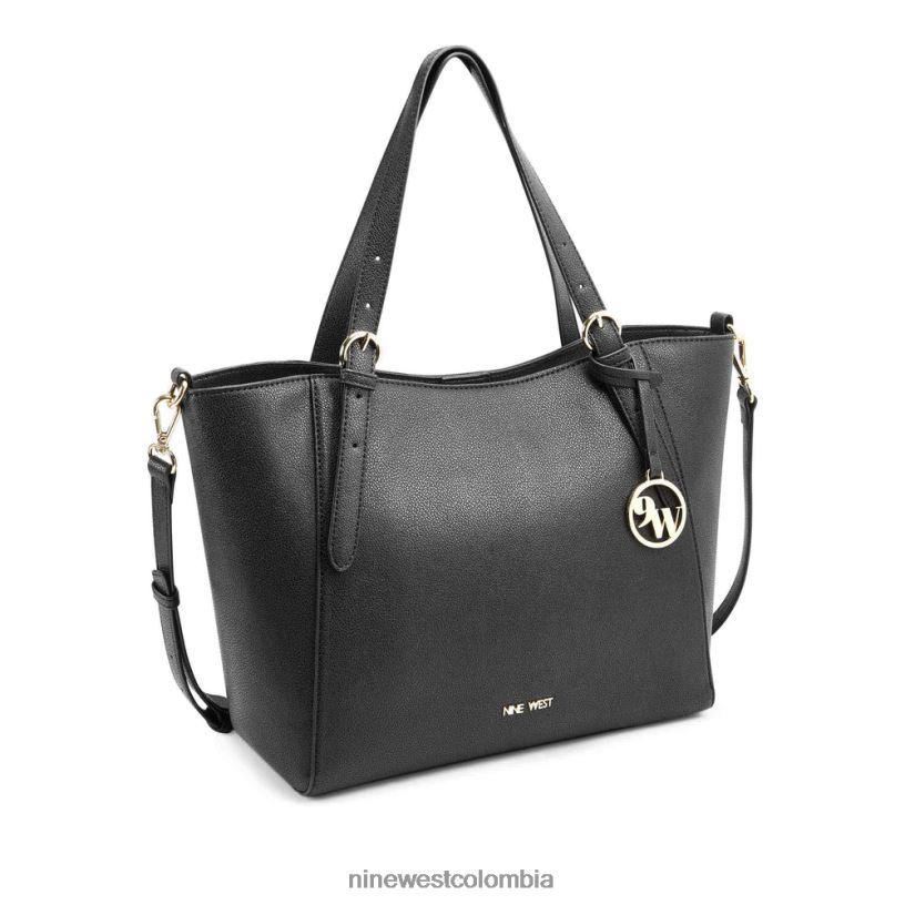 X0LV062694 negro bolso tote kylee mediano Nine West