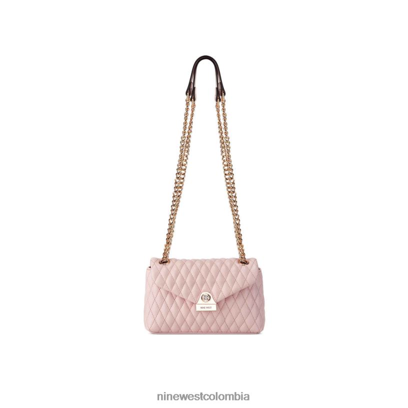 X0LV062440 rosa pastel Caelia mini bandolera convertible con solapa Nine West