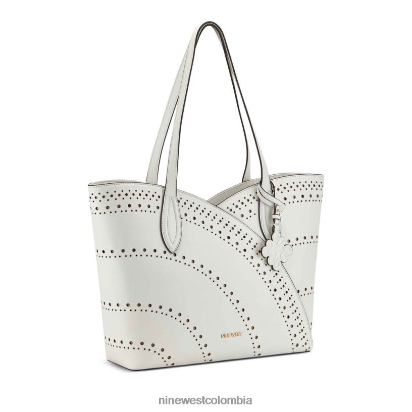 X0LV062450 Blanco óptico bolso tote cheyenne jet set Nine West