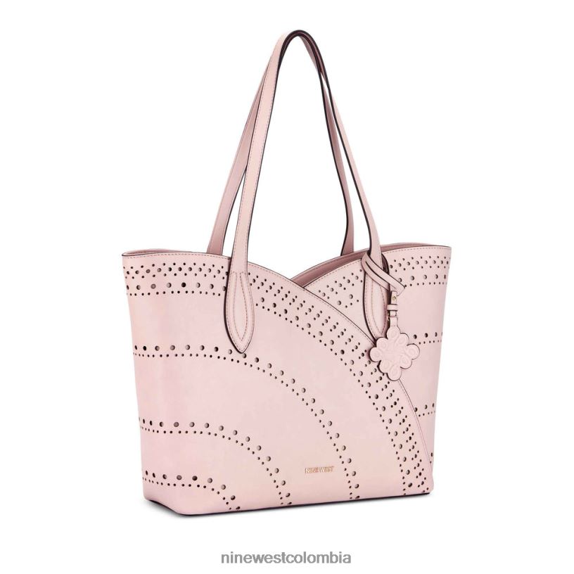 X0LV062451 rosa pastel bolso tote cheyenne jet set Nine West