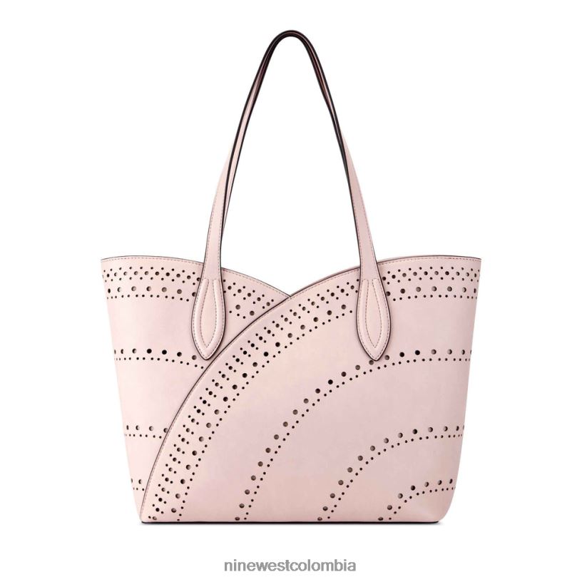 X0LV062451 rosa pastel bolso tote cheyenne jet set Nine West