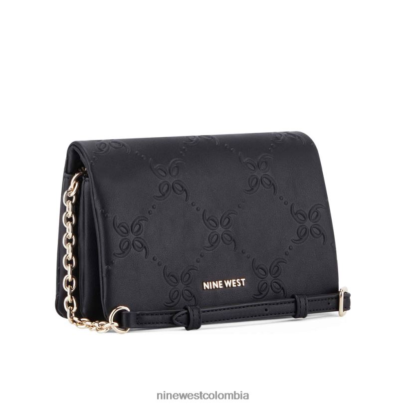 X0LV062459 negro bandolera dixie mini con solapa Nine West