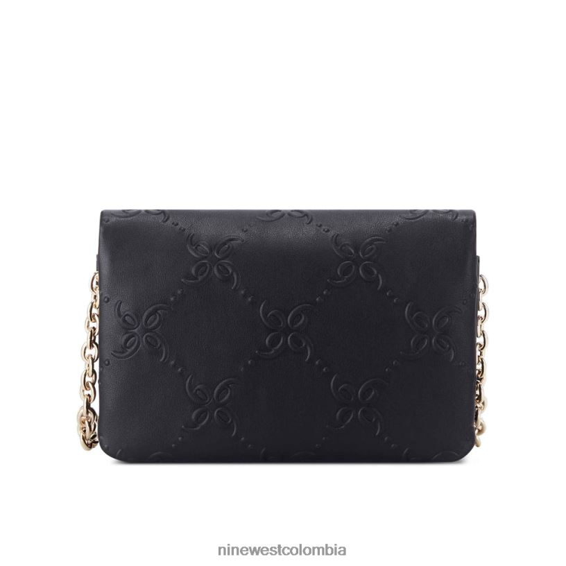 X0LV062459 negro bandolera dixie mini con solapa Nine West