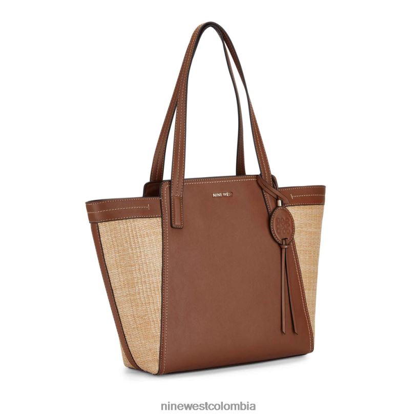 X0LV062484 bronceado bolso tote jenae élite Nine West