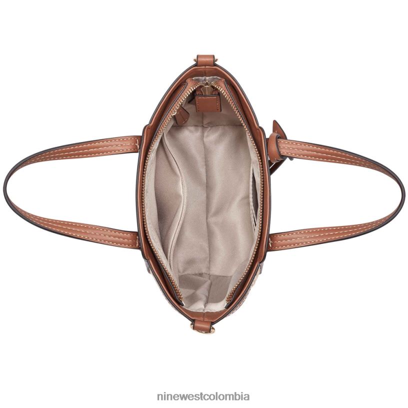 X0LV062487 bronceado bolso tote jenae mini elite Nine West