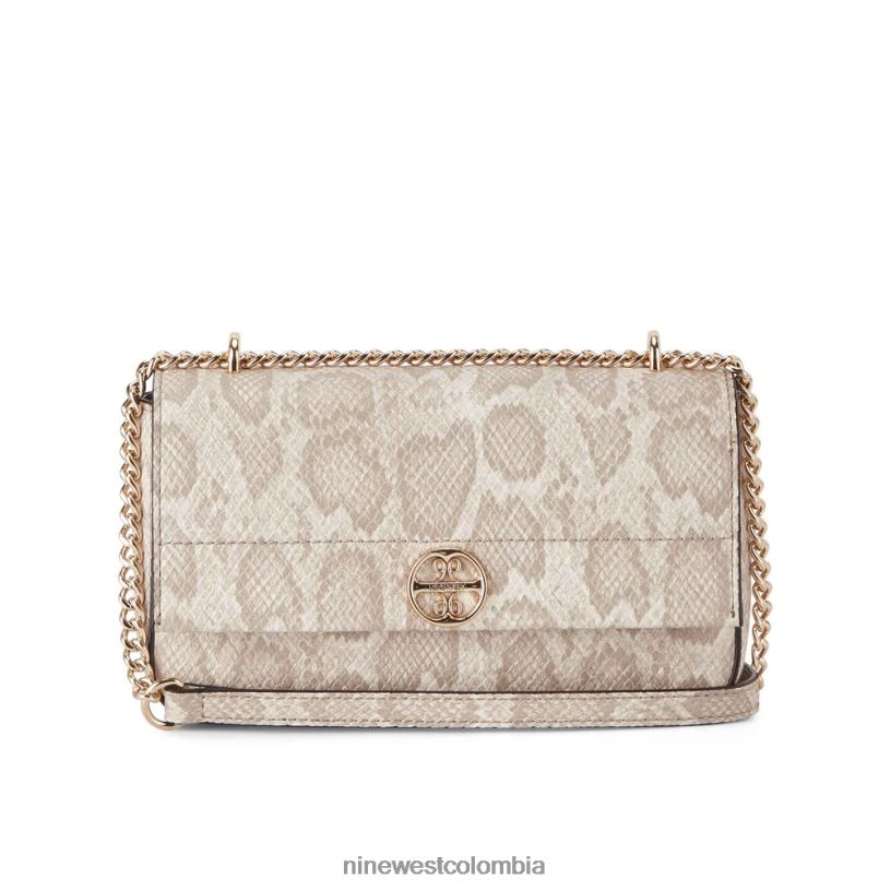 X0LV062496 pitón natural kyelle convertible xbody solapa Nine West