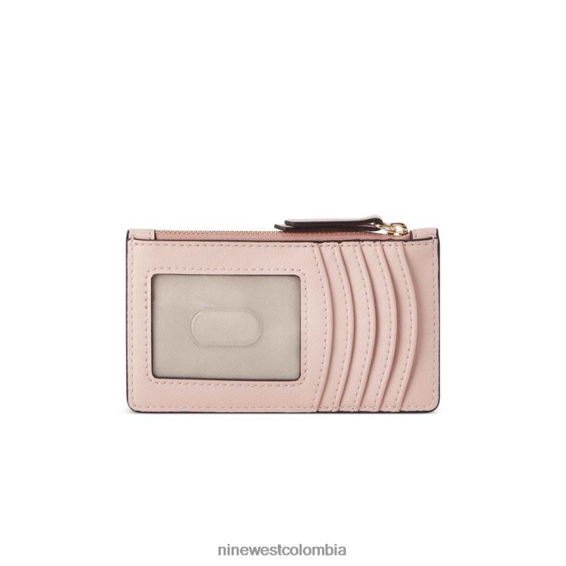 X0LV062503 rosa pastel tarjetero con moneda Lawson Nine West