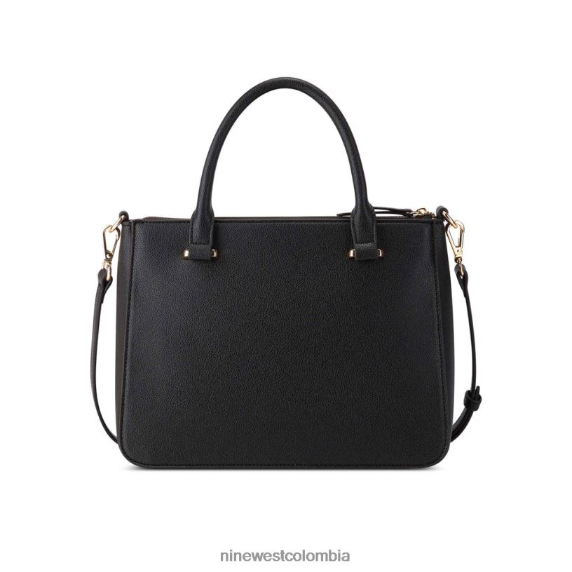 X0LV062520 negro bolso satchel lucianne jet set Nine West