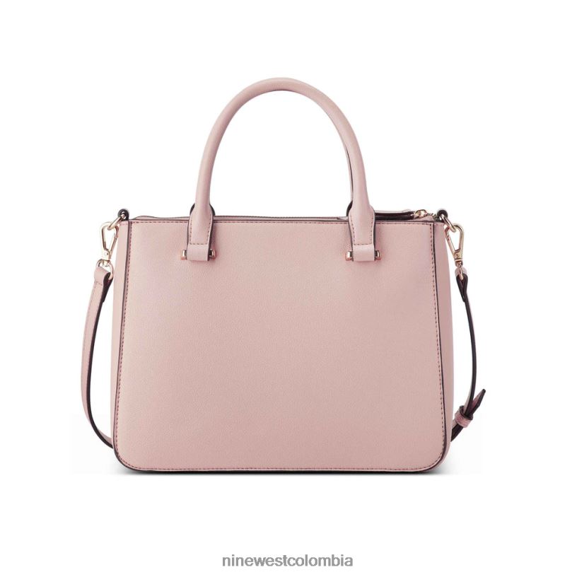 X0LV062523 Rosa palido bolso satchel lucianne jet set Nine West