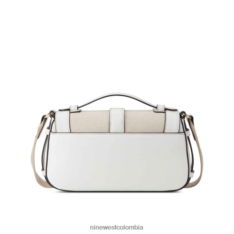 X0LV062540 lienzo blanco óptico bandolera con solapa shirin Nine West