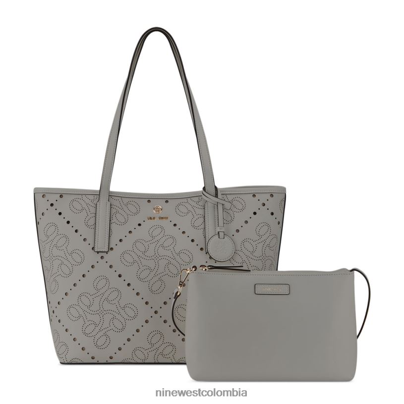 X0LV062554 Paloma gris bolso tote 2 en 1 delaine Nine West