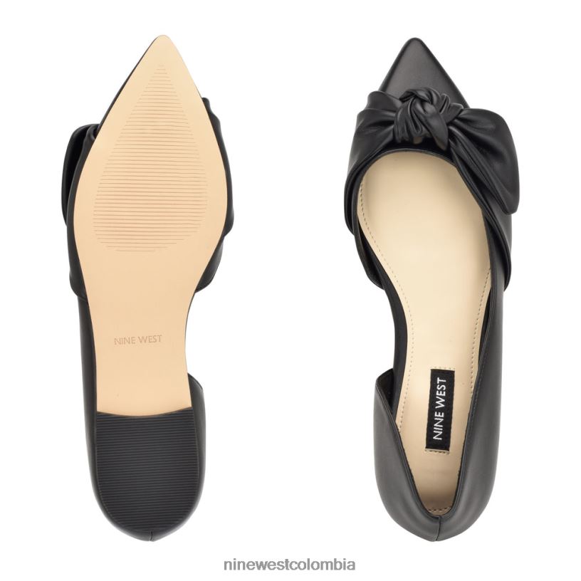 X0LV062271 negro pisos bannie d'orsay Nine West