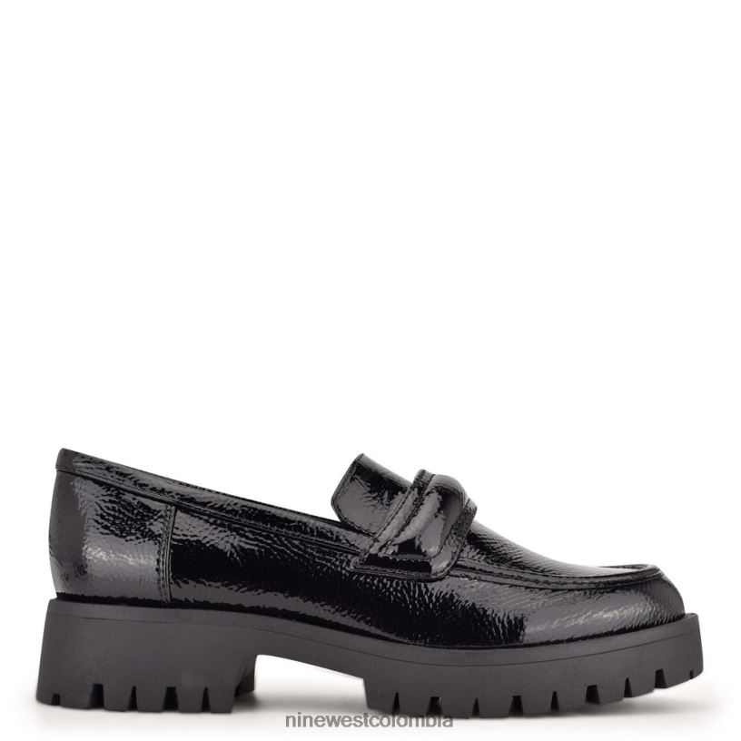 X0LV062292 negro mocasines garren con suela dentada Nine West