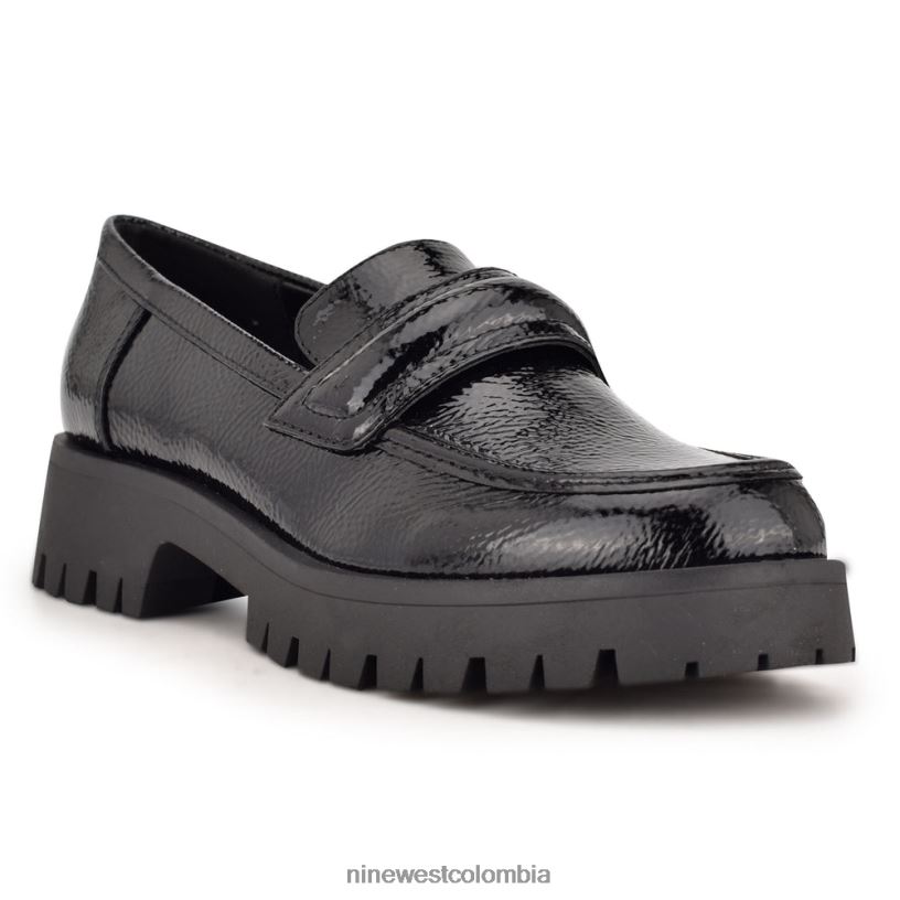 X0LV062292 negro mocasines garren con suela dentada Nine West