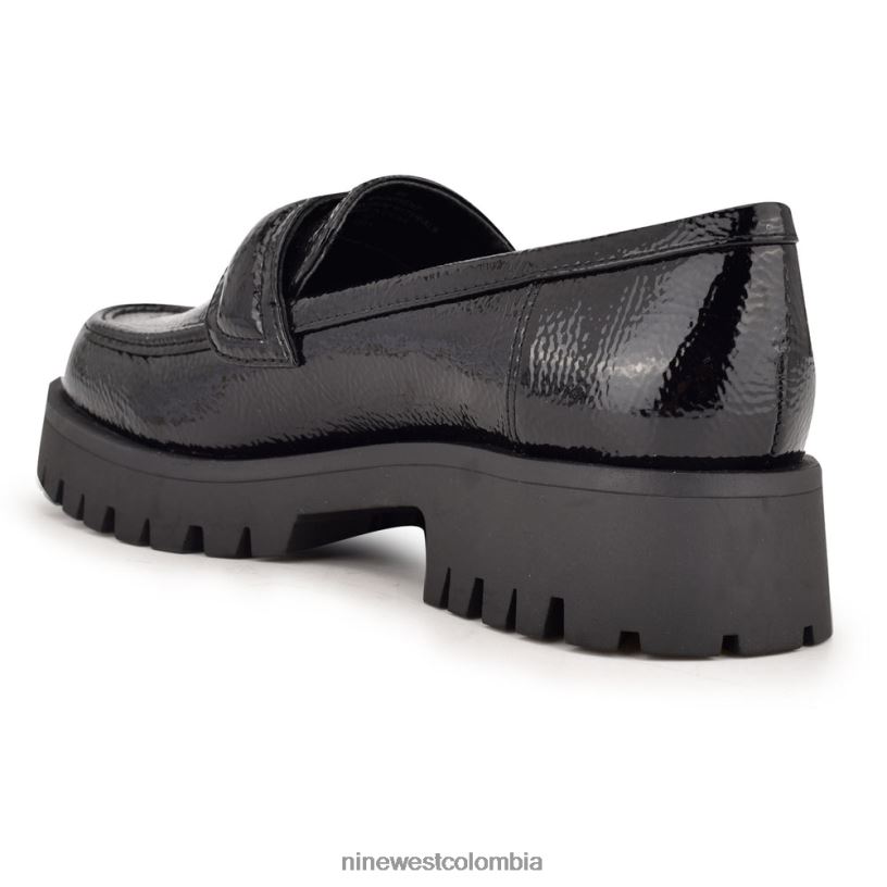 X0LV062292 negro mocasines garren con suela dentada Nine West