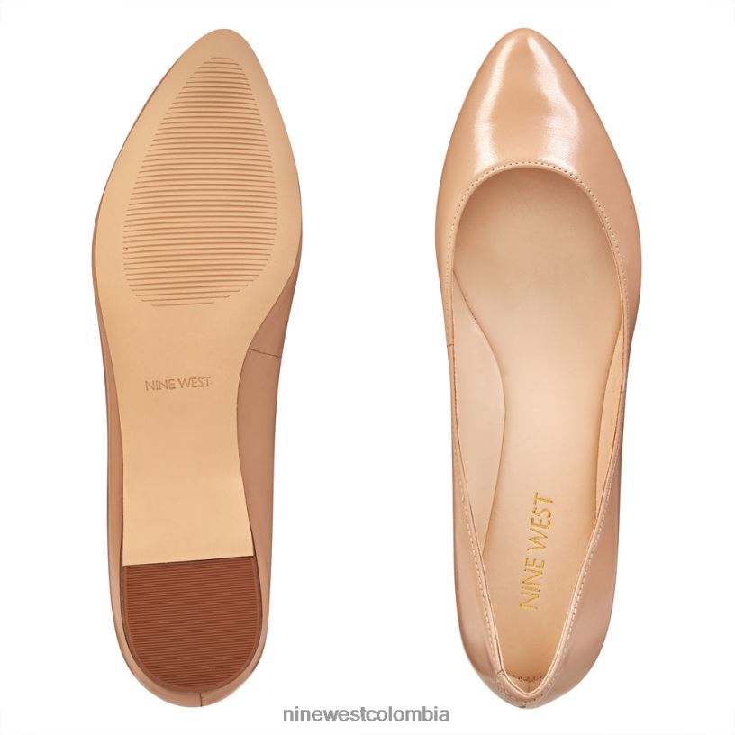 X0LV062384zapatos planos con punta de almendra Nine West