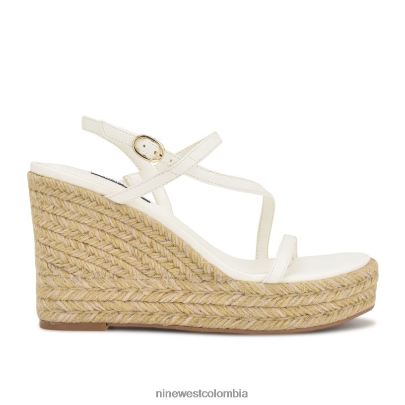 X0LV061131 blanco sandalias jills alpargatas con cuña Nine West