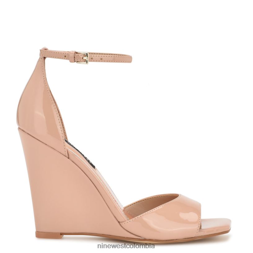 X0LV06744 patente natural ligera sandalias cuña hallena Nine West