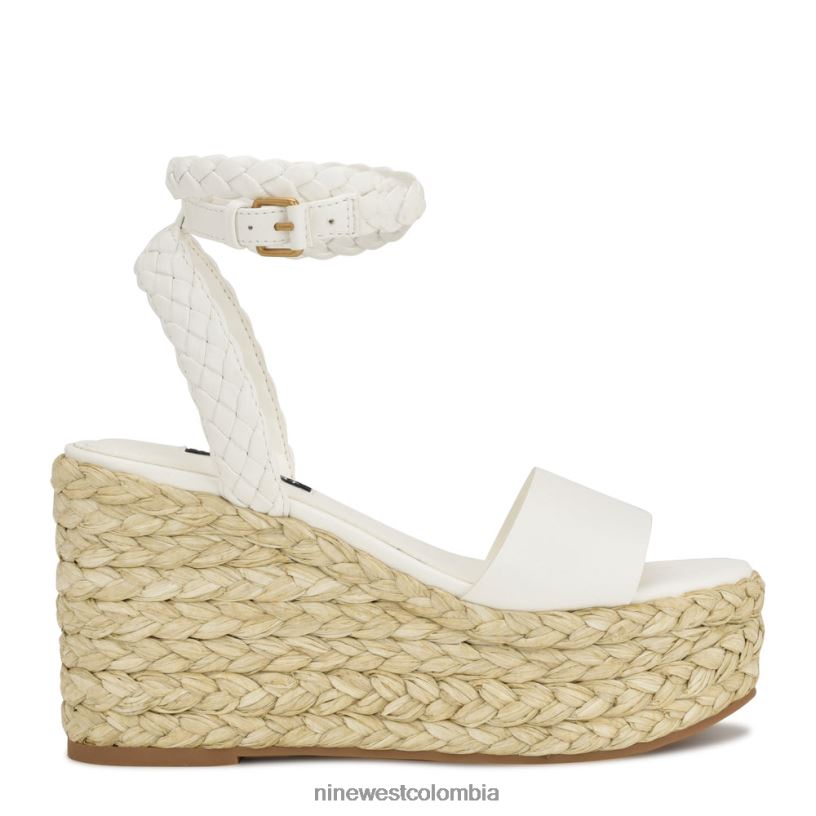 X0LV06751 blanco sandalias keily alpargatas con cuña Nine West