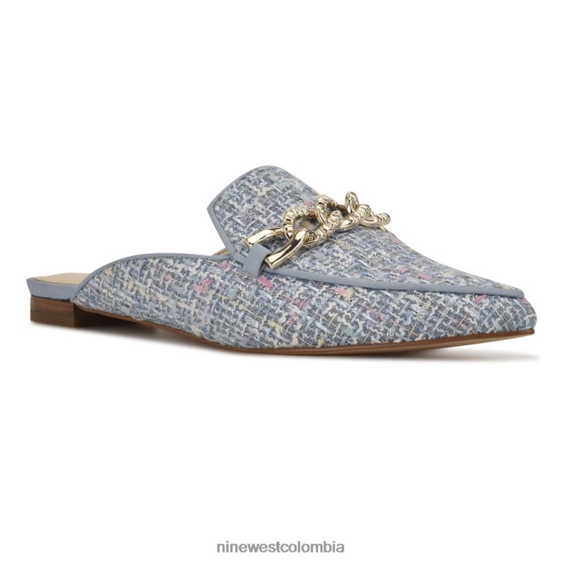 X0LV062348mules azur con puntera puntiaguda Nine West