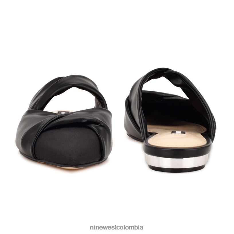 X0LV062357 negro mules con puntera puntiaguda findya Nine West