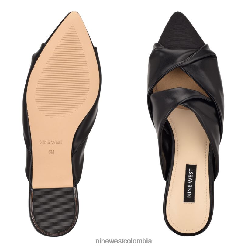 X0LV062357 negro mules con puntera puntiaguda findya Nine West