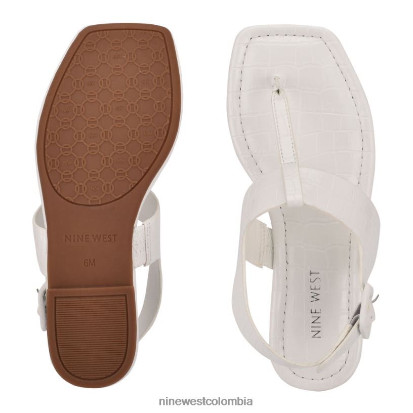 X0LV06808definir sandalias planas de dedo Nine West