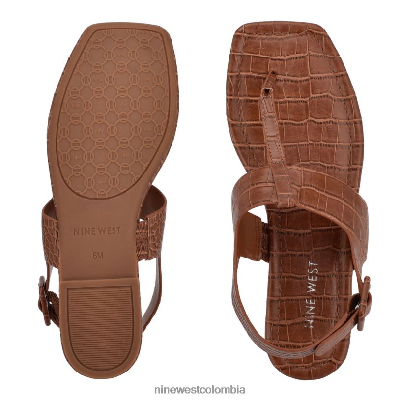 X0LV06809definir sandalias planas de dedo Nine West