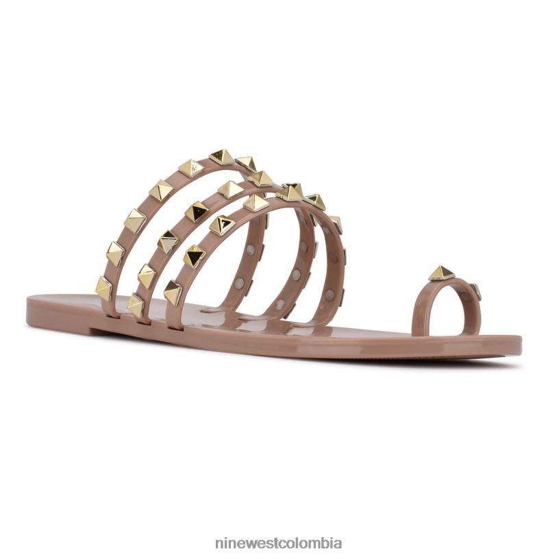 X0LV06812 natural sandalias de gelatina carta Nine West