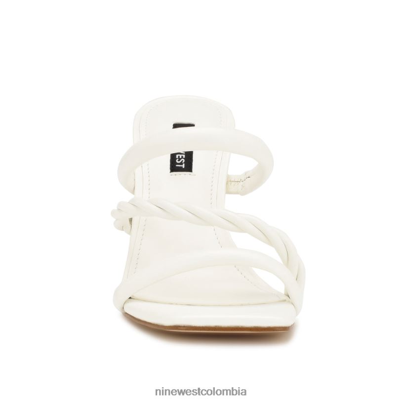 X0LV06832 blanco sandalias de tacón Yester Nine West