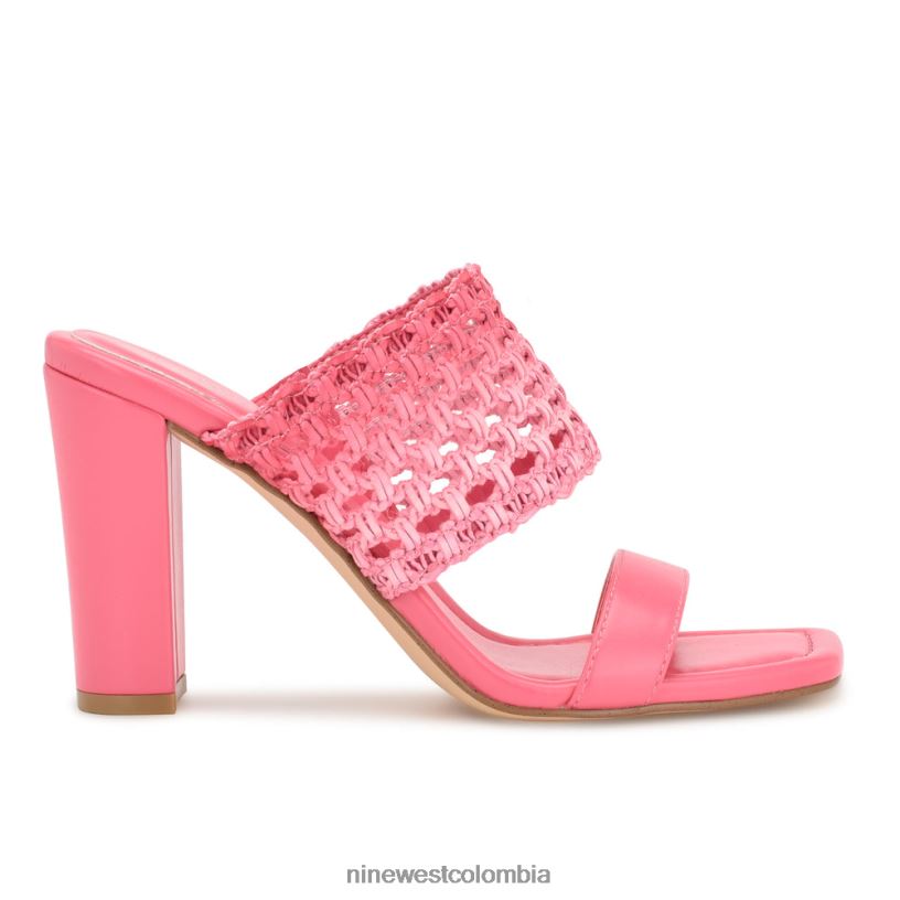 X0LV06136 ombre rosa sandalias de tacón mylas Nine West