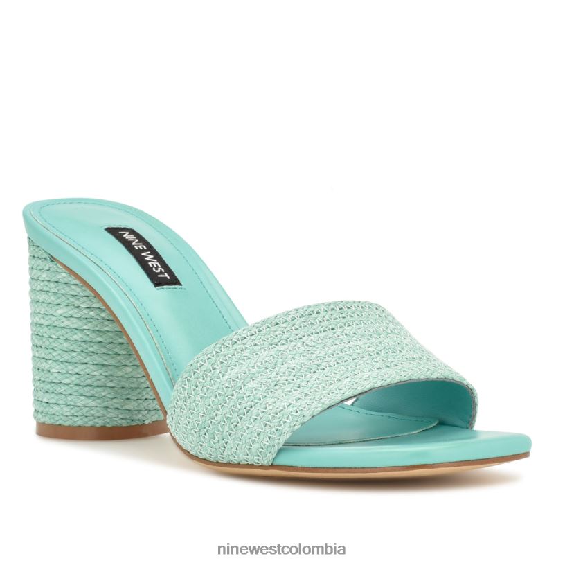 X0LV06144 turquesa sandalias de tacón mapeli Nine West